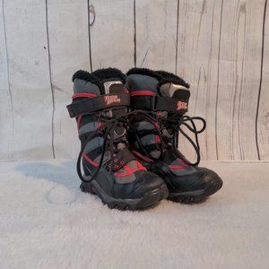 Tech Deck Red and Black Snow Boots Youth Size 12